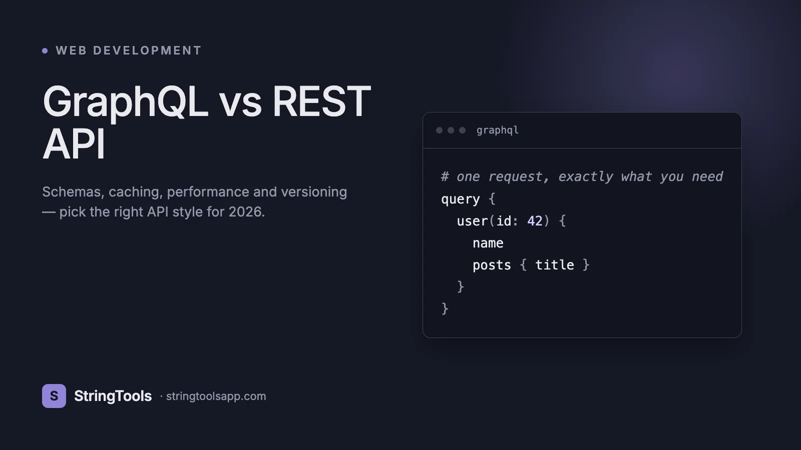 GraphQL vs REST API: Which Should You Use in 2026? — cover