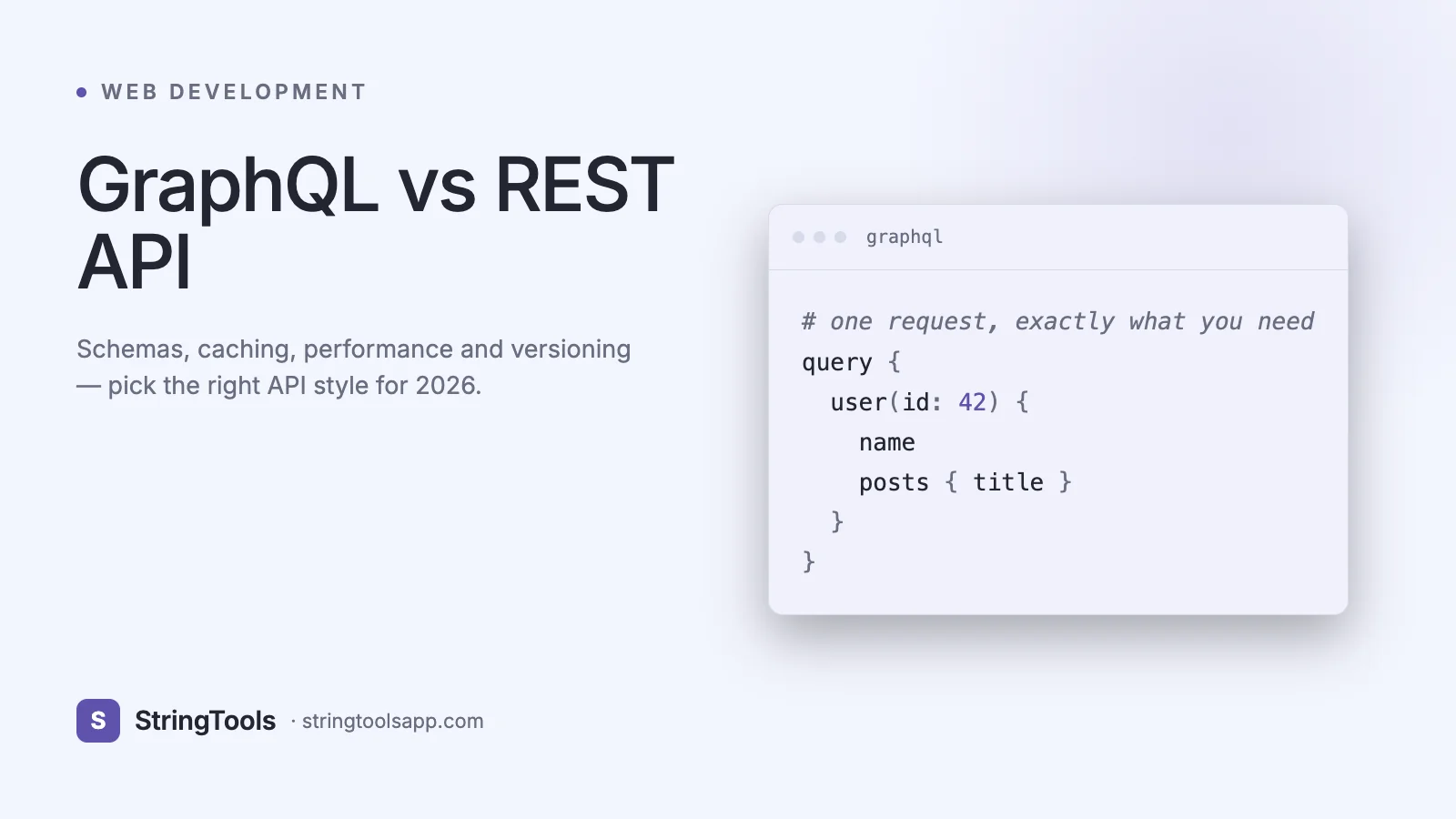 GraphQL vs REST API: Which Should You Use in 2026? — cover