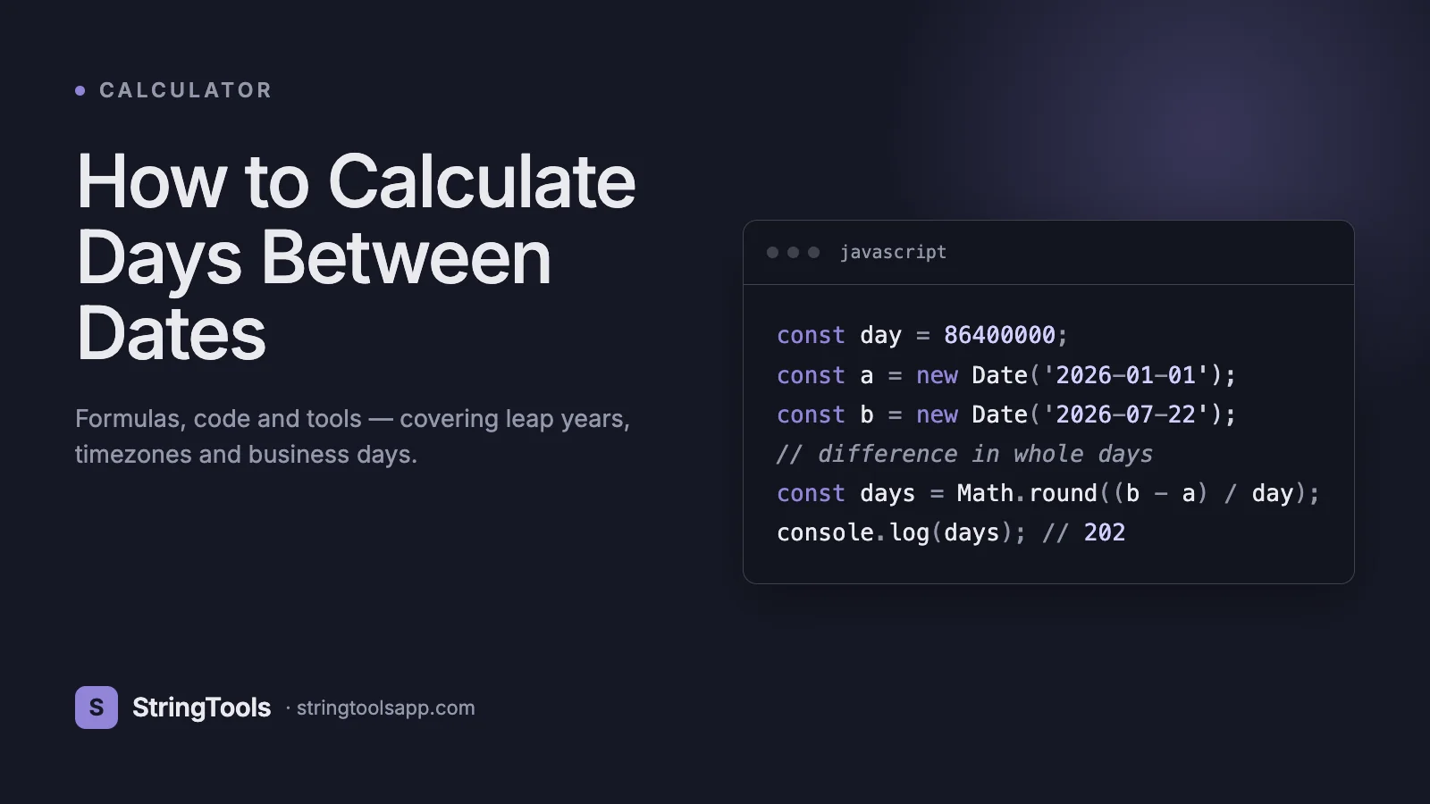 How to Calculate Days Between Dates — Complete Guide — cover