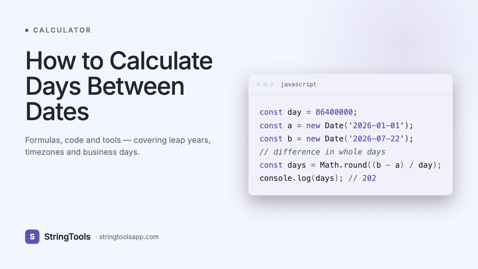 How to Calculate Days Between Dates — Complete Guide — cover