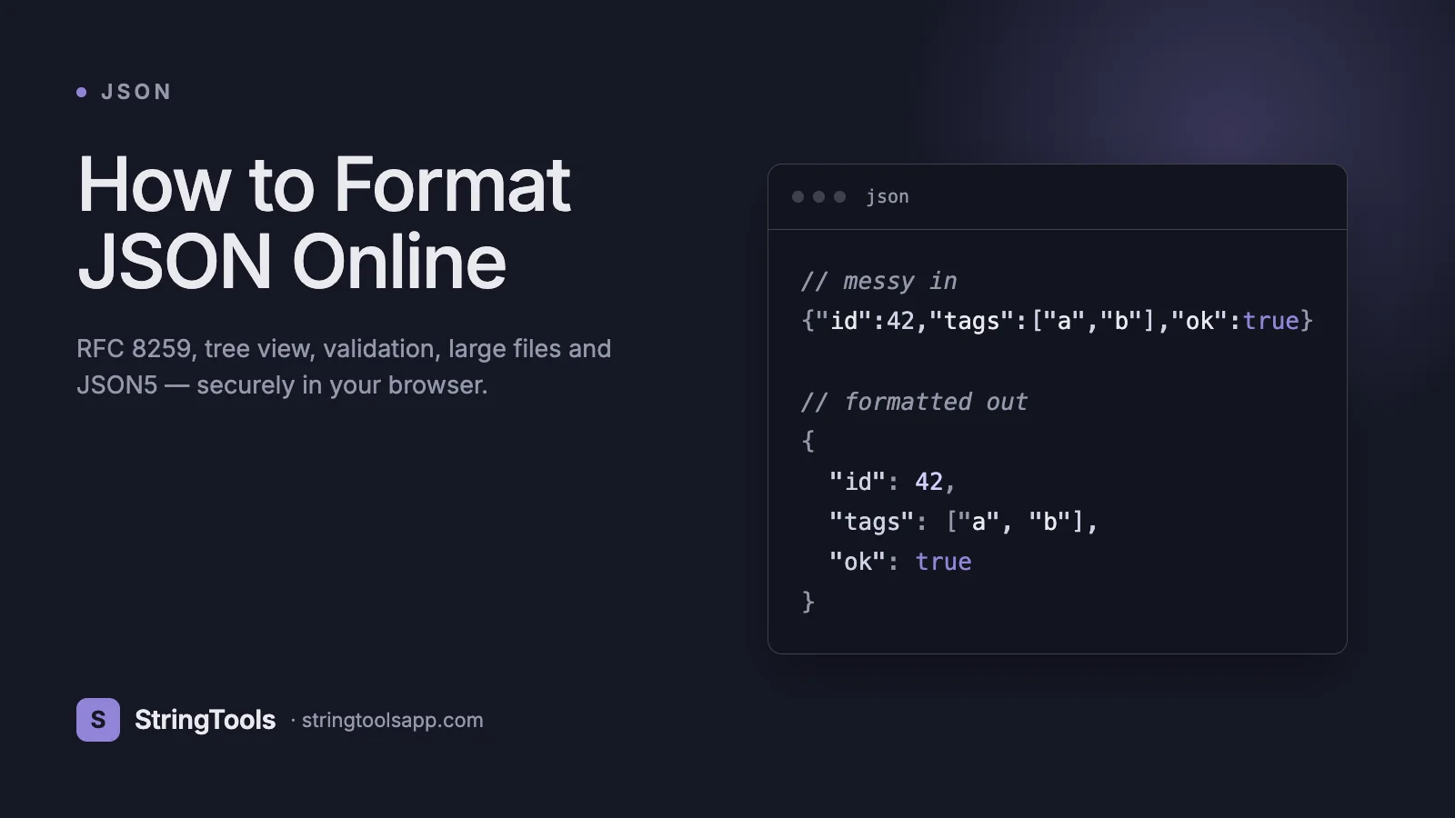 How to Format JSON Online: Complete Developer Guide for 2026 — cover