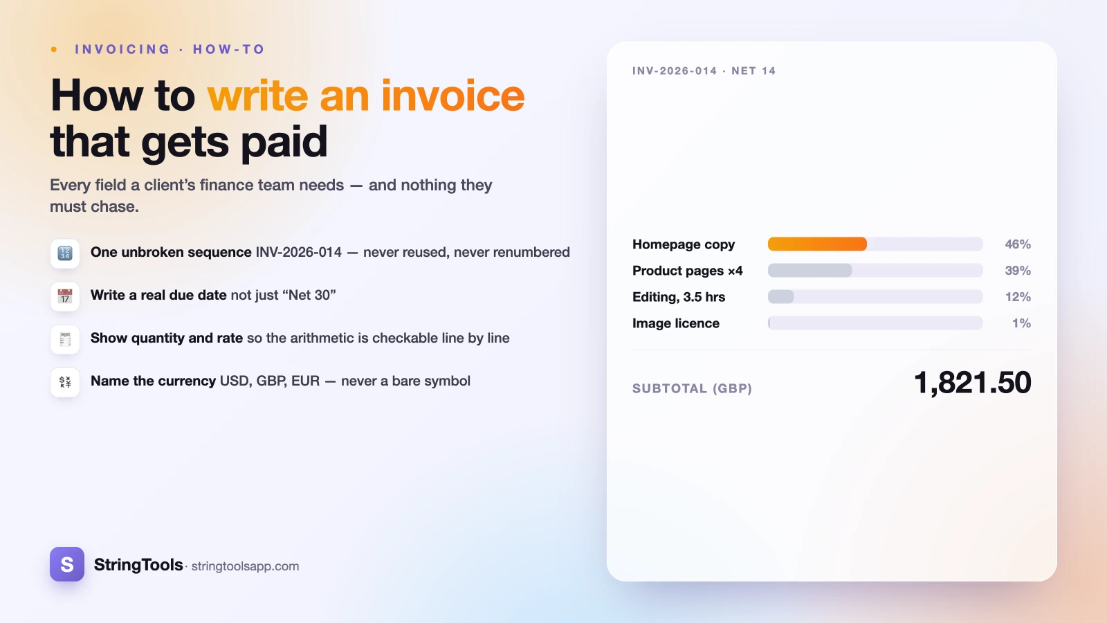 How to Write an Invoice (Freelancer's Guide) — cover illustration