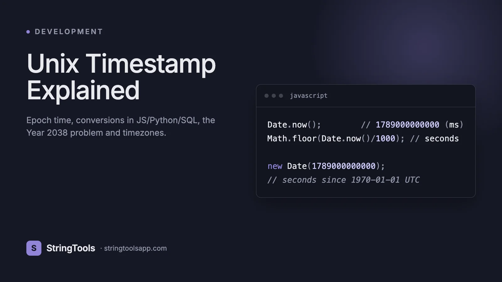Unix Timestamp Explained: Epoch Time Guide for Developers — cover