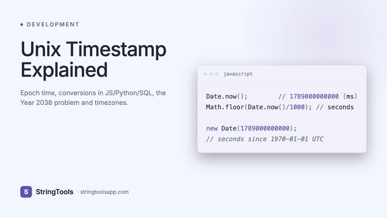 Unix Timestamp Explained: Epoch Time Guide for Developers — cover